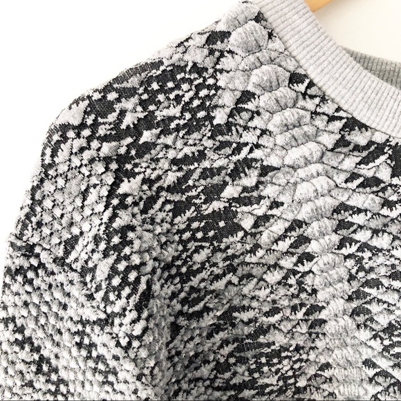 Zara Textured Snake Print Sweater - Picture 6 of 7